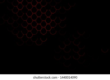 Dark Red vector cover with spots. Glitter abstract illustration with blurred drops of rain. Completely new template for your brand book.