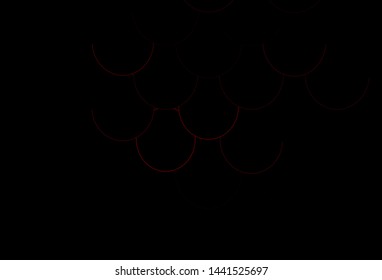 Dark Red vector cover with spots. Glitter abstract illustration with blurred drops of rain. Design for business adverts.