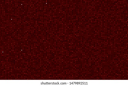Dark Red vector cover with spots. Abstract illustration with colored bubbles in nature style. Template for your brand book.