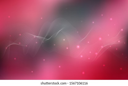 Dark Red vector cover with spots. Beautiful colored illustration with blurred circles in nature style. Pattern can be used as texture of water, rain drops.