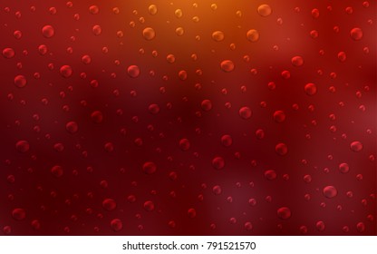 Dark Red vector cover with spots. Blurred bubbles on abstract background with colorful gradient. The pattern can be used for beautiful websites.