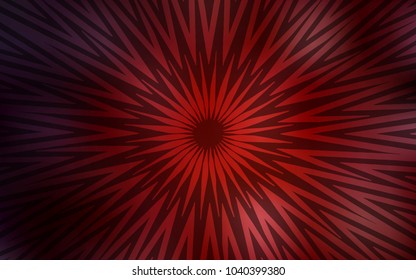 Dark Red vector cover with stright stripes. Decorative shining illustration with lines on abstract template. Template for your beautiful backgrounds.