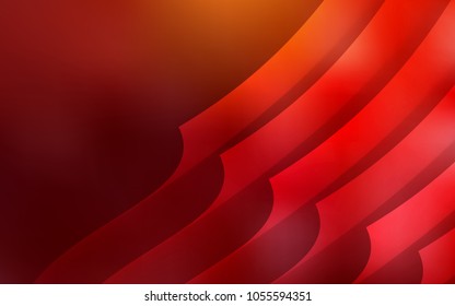 Dark Red vector cover with stright stripes. Shining colored illustration with sharp stripes. Smart design for your business advert.