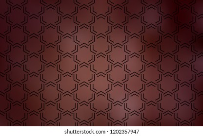 Dark Red vector cover with stright stripes. Glitter abstract illustration with colored sticks. Pattern for ads, posters, banners.
