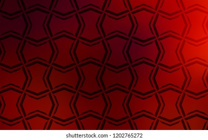 Dark Red vector cover with stright stripes. Modern geometrical abstract illustration with Lines. Template for your beautiful backgrounds.