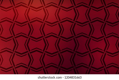 Dark Red vector cover with stright stripes. Lines on blurred abstract background with gradient. Smart design for your business advert.