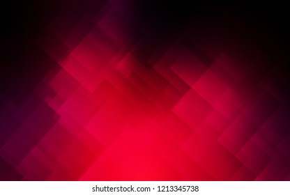 Dark Red vector cover with stright stripes. Decorative shining illustration with lines on abstract template. Smart design for your business advert.