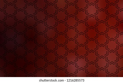 Dark Red vector cover with stright stripes. Glitter abstract illustration with colored sticks. Smart design for your business advert.