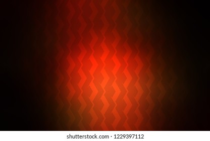 Dark Red vector cover with stright stripes. Colorful shining illustration with lines on abstract template. Pattern for ad, booklets, leaflets.