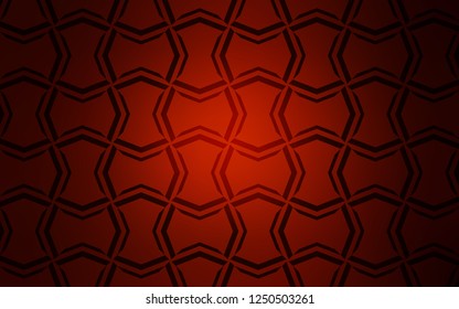 Dark Red vector cover with stright stripes. Glitter abstract illustration with colored sticks. Pattern for ads, posters, banners.