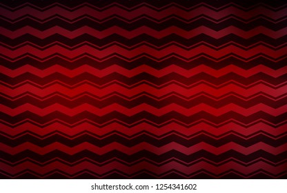 Dark Red vector cover with stright stripes. Blurred decorative design in simple style with lines. Pattern for ads, posters, banners.