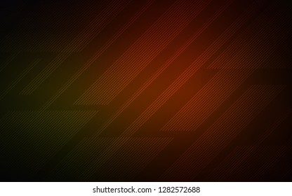 Dark Red vector cover with stright stripes. Glitter abstract illustration with colored sticks. Template for your beautiful backgrounds.