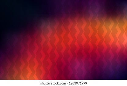 Dark Red vector cover with stright stripes. Colorful shining illustration with lines on abstract template. Best design for your ad, poster, banner.