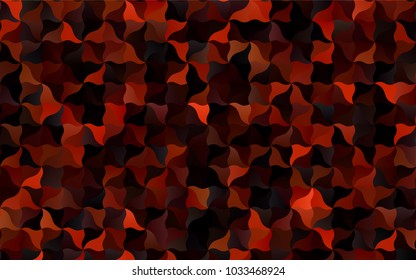 Dark Red vector crooked abstract pattern. Colorful illustration in abstract cranked style with gradient. The best blurred design for your business.