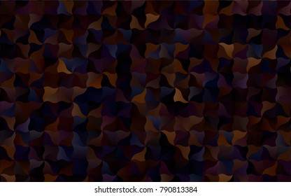 Dark Red vector crooked abstract template. Geometric illustration in Origami style with gradient.  The template can be used as a background for cell phones.