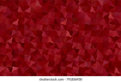 Dark Red vector crooked abstract background. Glitter abstract illustration with wry lines. The completely new template can be used for your brand book.