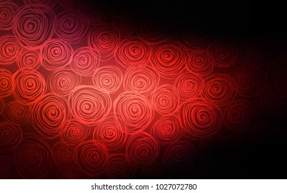 Dark Red vector doodle blurred pattern. Decorative shining illustration with doodles on abstract template. Brand-new design for your business.