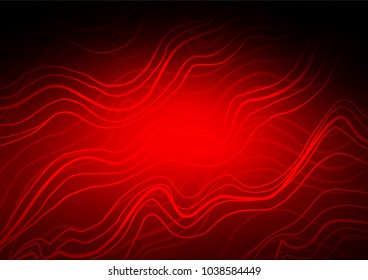 Dark Red vector doodle blurred texture. Decorative shining illustration with doodles on abstract template. A completely new design for your business.