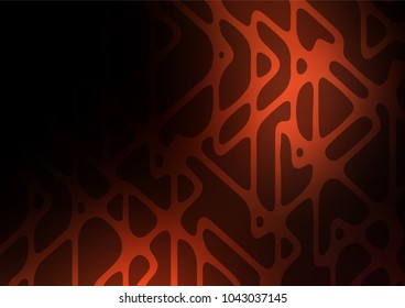 Dark Red vector doodle blurred pattern. Ethnic elegant natural pattern with gradient. Hand painted design for web, leaflet, textile.