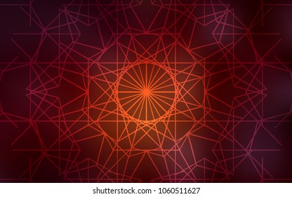 Dark Red vector doodle blurred pattern. Childish elegant natural pattern with gradient. The template can be used as a background for cell phones.