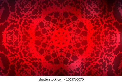 Dark Red vector doodle blurred template. Glitter abstract illustration with doodles and lines drawn by child. The pattern can be used for heads of websites and designs.