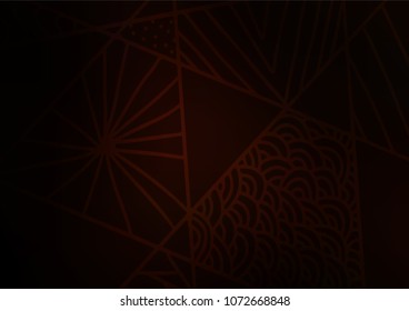 Dark Red vector doodle blurred background. Decorative shining illustration with doodles on abstract template. Brand-new design for your business.