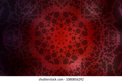 Dark Red vector doodle blurred pattern. Doodles created by child on blurred abstract background with gradient. The best blurred design for your business.