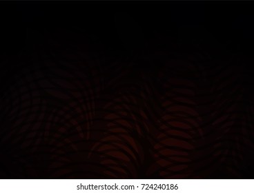 Dark Red vector doodle blurred template. Ethnic elegant natural pattern with gradient. The completely new template can be used for your brand book.