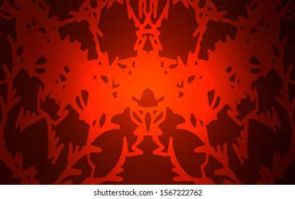 Dark Red vector doodle bright background. Sketchy doodles drawn by child on blurred background. Brand-new design for your business.