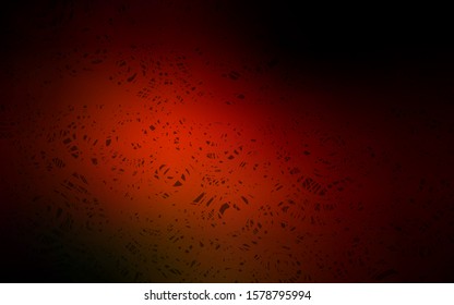 Dark Red vector doodle bright background. Roses on elegant natural pattern with gradient. A completely new template for your business design. Dark Red vector doodle bright background. Roses on elegant natural pattern with gradient. A completely new template for your business design.