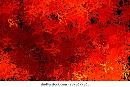 Dark Red vector elegant template with trees, branches. Shining colorful illustration with trees in doodle style. Textured pattern for websites, banners.