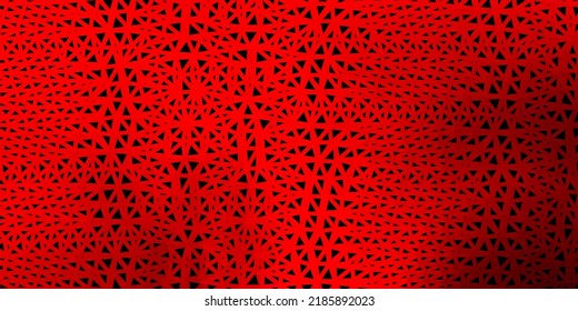Dark red vector geometric polygonal wallpaper. Mosaic colorful illustration with triangle concept. Background for mobile phones.