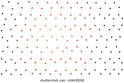 Dark Red vector geometric simple minimalistic background, which consist of triangles on white background. Triangular pattern with gradient for your business design. 