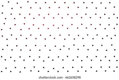 Dark Red vector geometric simple minimalistic background, which consist of triangles on white background. Triangular pattern with gradient for your business design. 