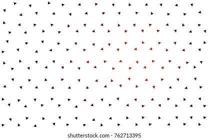 Dark Red vector geometric simple minimalistic background, which consist of triangles on white background. Triangular pattern with gradient for your business design. 