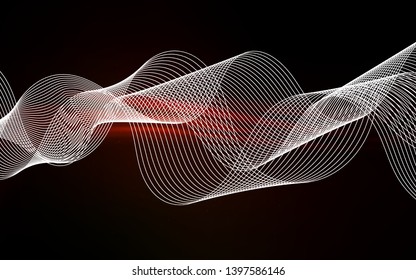 Dark Red vector glossy abstract background. A completely new colored illustration in blur style. Background for a cell phone.