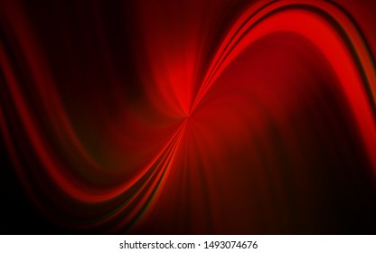 Dark Red vector glossy abstract layout. Modern abstract illustration with gradient. The best blurred design for your business.