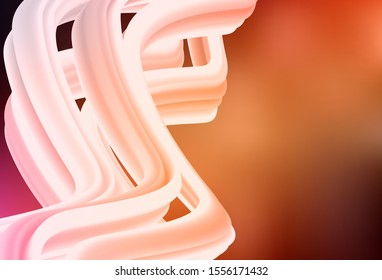 Dark Red vector glossy abstract layout. Colorful illustration in abstract style with gradient. Background for a cell phone.