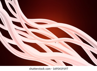 Dark Red vector glossy abstract layout. Abstract colorful illustration with gradient. Background for a cell phone.