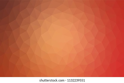 Dark Red vector gradient triangles template. A completely new color illustration in a polygonal style. Template for cell phone's backgrounds.