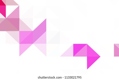 Dark Red vector gradient triangles pattern. Elegant bright polygonal illustration with gradient. Brand new design for your business.