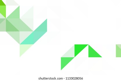 Dark Red vector gradient triangles texture. Creative geometric illustration in Origami style with gradient. A completely new design for your leaflet.