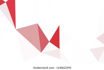 Dark Red vector gradient triangles texture. Elegant bright polygonal illustration with gradient. Textured pattern for your backgrounds.