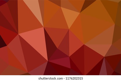 Dark Red vector gradient triangles template. Colorful illustration in polygonal style with gradient. Template for cell phone's backgrounds.