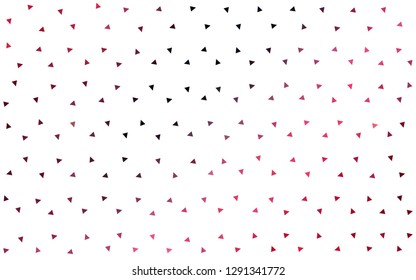 Dark Red vector  gradient triangles pattern. Colorful illustration in abstract style with triangles. Brand new design for your business.