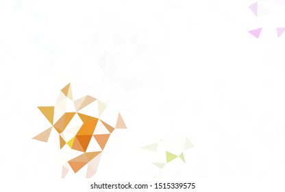 Dark Red vector gradient triangles texture. Creative illustration in halftone style with triangles. Best triangular design for your business.