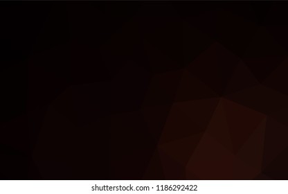Dark Red vector hexagon mosaic cover. A vague abstract illustration with gradient. The polygonal design can be used for your web site.