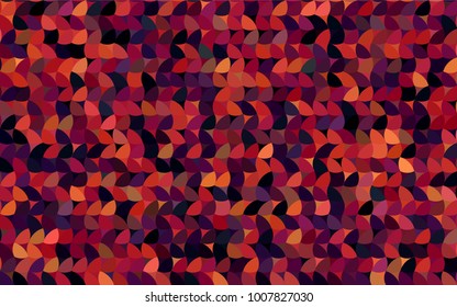 Dark Red vector illustration which consist of circles. Dotted gradient design for your business. Creative geometric background in halftone style with colored spots.