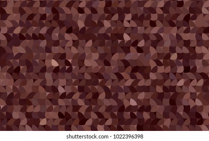 Dark Red vector illustration which consist of circles. Dotted gradient design for your business. Creative geometric background in halftone style with colored spots.