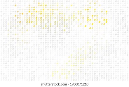 Ilustración vectorial de color rojo oscuro que consiste en círculos. Diseño de degradado con puntos para su negocio. Fondo geométrico creativo en estilo de medio tono con puntos de color.